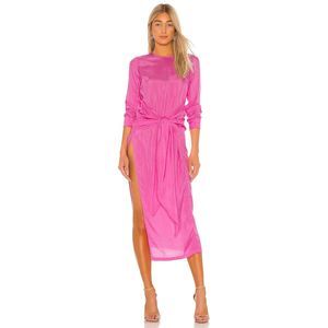 New *FLAW* Atoir The Paris Dress in Shocking Pink Size M REVOLVE MSRP $286